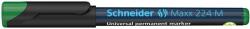 Schneider Alkoholos marker, OHP, 1 mm, SCHNEIDER Maxx 224 M, zöld (TSC224Z)