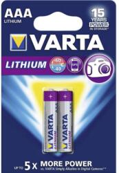 VARTA 6103301402 Professional Lithium AAA Ceruzaelem (2db/csomag) (6103301402)