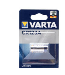 VARTA CR123 elem, lítium, CR123, 3V, 1 db/csomag (VARTA CR123) - scom