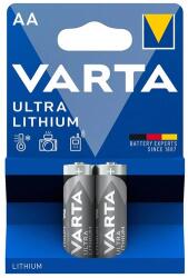 VARTA ULTRA tartós elem (AA, LR06, 1.5V, lítium) 2db/csomag (6106301402) - bluedigital