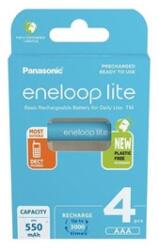 Panasonic Eneloop Lite 4db AAA 550mAh (BK4LCCE-4BE-N) - tripont