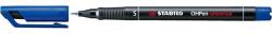 STABILO Alkoholos marker, 0, 4 mm, STABILO "OHPen S", kék (tst84141) - irodaszer