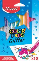 Maped Color'Peps csillámos filctoll 10 szín Maped (847110)