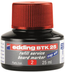 edding Tinta utántöltő táblamarkerhez 25ml, Edding BTK25 piros - vegyesbolt
