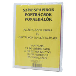 Civis Színes papírok, pontrácsok 1. o - vegyesbolt