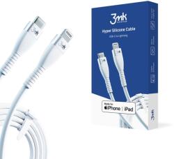 3mk Protection Hyper Szilikon kábel Type-C - Lightning 20W 3A White 139228 (139228)