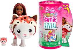 Mattel Barbie Reveal Chelsea Costume Cuties: Kitty Piros Panda Baba (HRK28)