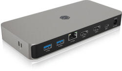 RaidSonic IB-DK2880-C41 Vezetékes USB4 Antracit, Fekete (61029)