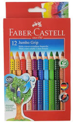 Színes ceruza FABER-CASTELL Jumbo Grip háromszögletű 12 db/készlet