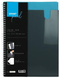 STREET Spirálfüzet Street Pad A/5 Kockás 80 Lapos Fekete