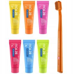 CURAPROX Mini fogkrém szett Curaprox Be You 6x10 ml fogkefe 5460 Ultra Soft (7612412425673)
