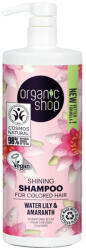 Organic Shop bio shine sampon vízililiommal és amaránttal 1000 ml