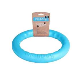 PitchDog Safe And Durable Fetch Ring For Dogs - játék (karika, kék) kutyák részére (Ø20cm) (62372)