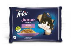 Mars-Nestlé Felix Fantastic junior csirke/lazac aszpikban, 4x85g