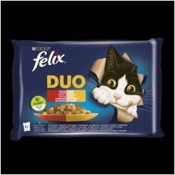 Mars-Nestlé Felix Fantastic Duo Adult (házias válogatás - aszpikban) alutasakos - macskák részére (4x85g)