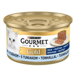 Mars-Nestlé Gourmet Gold Pástétom - Nedves eledel (tonhal) macskák részére (85g)