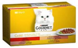 Mars-Nestlé Gourmet Gold Duó Multipack (falatok szószban) nedvestáp - macskák részére (4x85g)