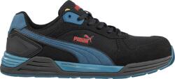 PUMA Frontside BLK/Blue Low S1P ESD HRO SRC munkavédelmi cipő - Fekete/Kék - 42 (PUM-644660-42)