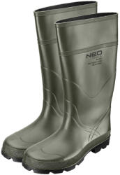 NEO TOOLS Munkavédelmi gumicsizma, OB SRC, vegyszerálló csúszásmentes talp, beépített sarokvédelem, 46 (82-901-46) - szerszamhaz