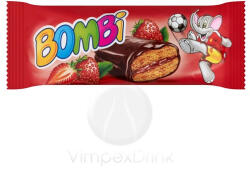 Bombi puszedli szelet - epres 50g /18/ - vegyesbolt