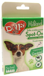 Dolly Natural bolha és kullancsriasztó spot on kutyák részére 5x1ml