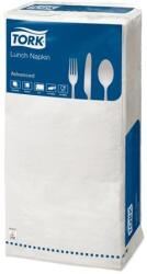 Tork Szalvéta, 1/4 hajtogatott, 2 rétegű, 32, 5x32, 8 cm, Advanced, TORK "Lunch", fehér (KHH187)