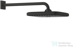 GROHE TEMPESTA 250 Cube fejzuhany 38 cm-es zuhanykarral, Matt fekete 266872430 (266872430)