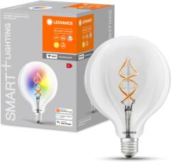 OSRAM SMART smart RGBW LED izzó + Globe izzószál, szabályozható, E27, 4, 5W (30W), 300 lm, fehér és színes fény (2700K)