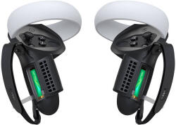 KIWI design Kontroller markolat és akkumulátor fedél Kiwi Design Q1 PRO-2.2 Meta Quest 2-höz fekete