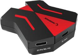 RAMPAGE Egér/Billentyűzet adapter konzolokhoz - SWITCH (3x USB-A, 2x USB-C, PS4/PS3/Xbox One) (32701) - digitalgo