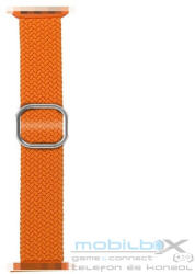 Phoner Hook Apple Watch csatos fonott szövet szíj, 38/40/41mm, narancssárga - mobil-box