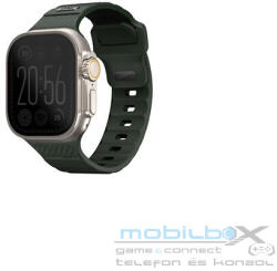  Uniq Stride KFM Apple Watch 41/40/38mm gumis szilikon szíj, khaki/zöld