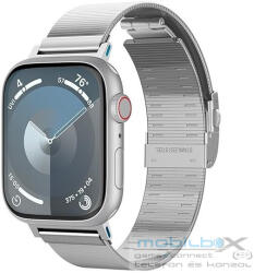 Spigen Sleek Link Apple Watch Ultra 2/1 (49mm) 10(46mm)/ 9/8/7 (45mm) / SE (2/1)/6/5/4 (44mm) / 3/2/1 (42mm) szíj, ezüst - mobil-box