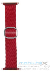  Phoner Hook Apple Watch csatos fonott szövet szíj, 49/45/44/42mm, piros - mobil-box