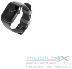 Uniq Linus Airosoft Apple Watch 38/40/41mm szilikon szíj, szürke - mobil-box
