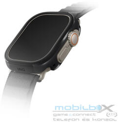 Uniq Valencia Apple Watch UItra 2/1 (49mm) aluminium tok, fekete