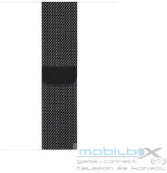 Apple Watch 38/40mm Rozsdamentes acél milánói szíj, asztrofekete
