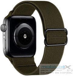  Phoner Dew Apple Watch csatos fonott szövet szíj, 38/40/41mm, zöld - mobil-box