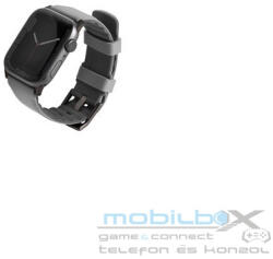 Uniq Linus Airosoft Apple Watch 42/44/45/49mm szilikon szíj, szürke