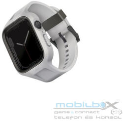 Uniq Monos Apple Watch 44/45mm hibrid szíj + tok, szürke