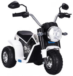 Apollo elektromos gyerekmotor 3 kerekű visszapillantóval Ocie - Fehér (39098)