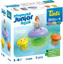 Playmobil Junior Aqua si Tinti - Familie de meduze colorate (PM71439)