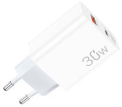 Lamtech Incarcator retea Lamtech LAM023534, Quick Charge 3.0, Power Delivery 30W, 1x USB, 1x USB-C, White (9982018023534)
