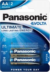Panasonic Evolta LR6EGE-2BP AA ceruza 1.5V szupertartós alkáli elemcsomag, 2db (LR6EGE/2BP)