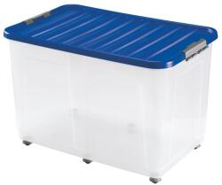 Heidrun Clipbox átlátszó tárolódoboz 150L gurulós (401618)