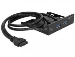 Delock 3.5 elülső panel > 2 x USB 3.0 (DL63994) (DL63994)