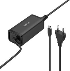 Hama Univerzális hálózati notebook töltő adapter, USB Type-C GaN, PD, 5-20V, 100 W, fekete (200024) (2000024)