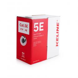 KELine KE-Line Cat. 5E (F/UTP) 305m 300MHz PE árnyékolt kültéri fali kábel (KE300S24PE-RLX) - bestbyte