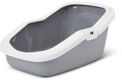 SAVIC Litiera Pentru Pisici SAVIC Aseo Descoperita 56 x 39 x 27.5cm Gri/Alb (5411388020453)
