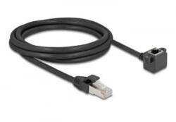 Delock Cat. 6 F/UTP RJ45 hosszabbító kábel 2m fekete (81098)